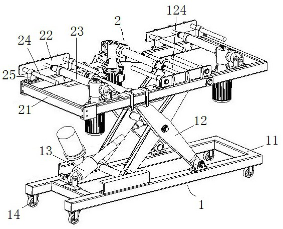 Internal supporting tool system for large workpiece