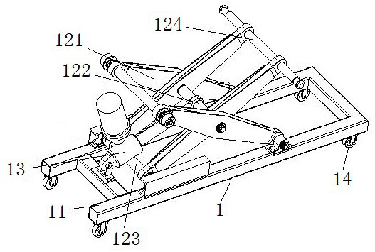 Internal supporting tool system for large workpiece