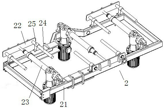 Internal supporting tool system for large workpiece