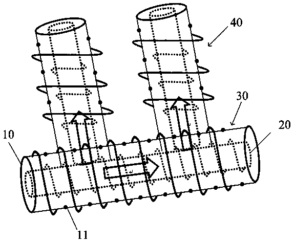 A kind of prefabricated concrete water pipe and its preparation method