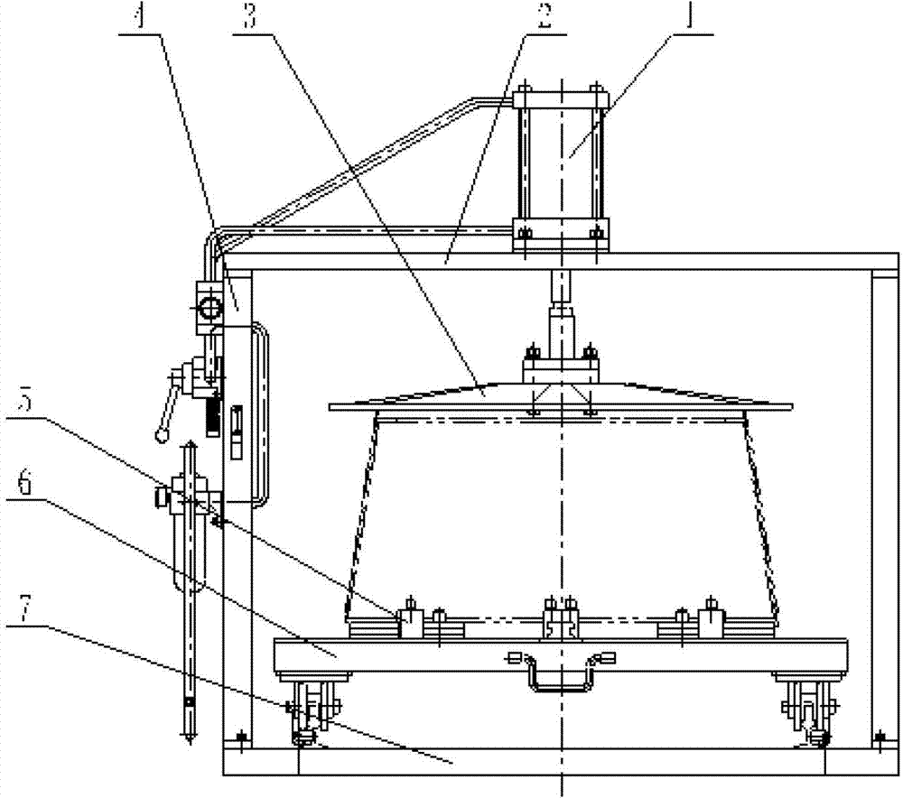 Auxiliary pressurizing device for sleeve assembling