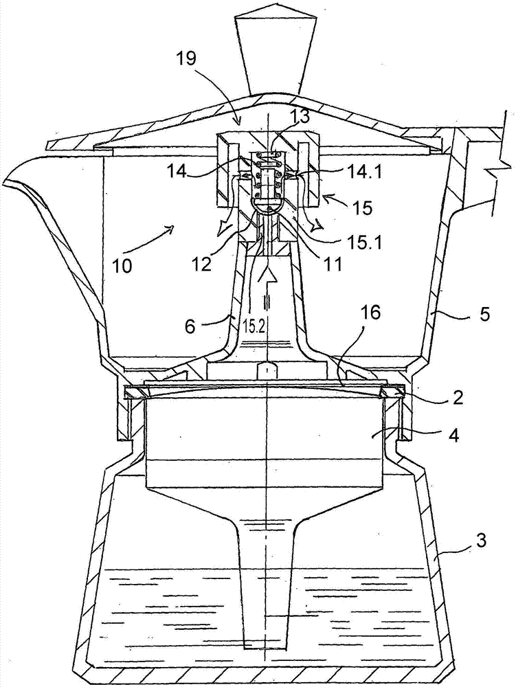 Stovetop espresso maker