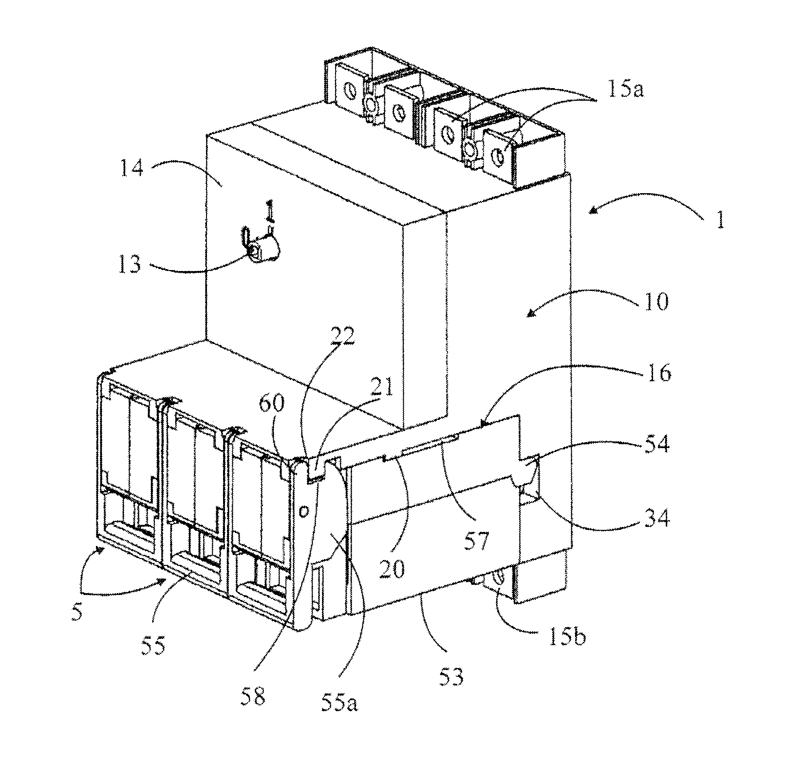 Fuse box and electrical cut-off device provided with such a box