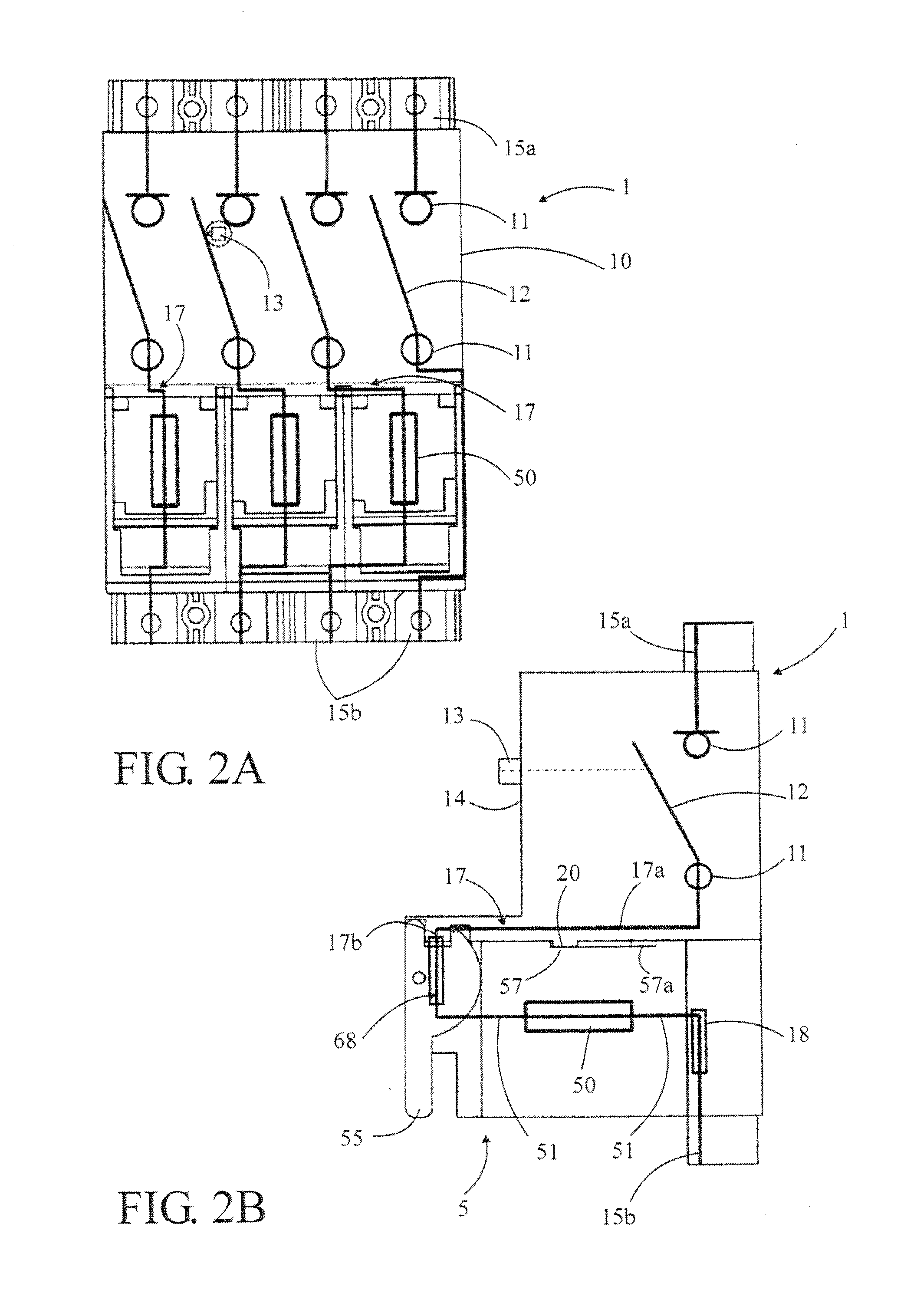 Fuse box and electrical cut-off device provided with such a box