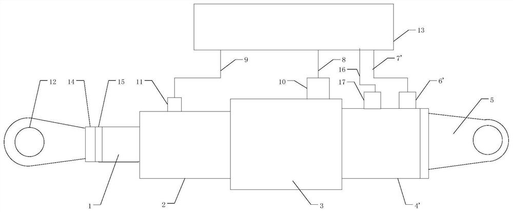 Electromechanical actuator capable of achieving full-scale, non-full-scale or follow-up function after lead screw is stuck