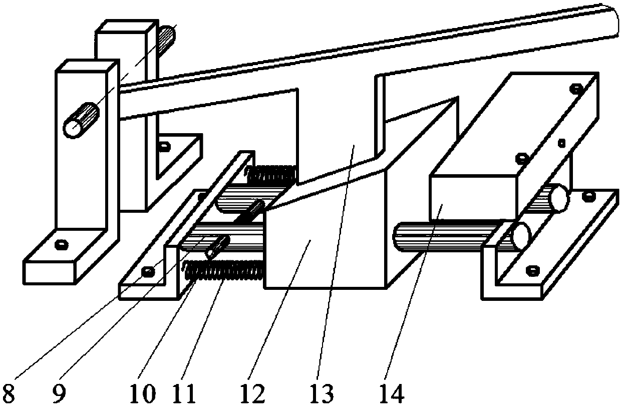 Coating impact fatigue test device