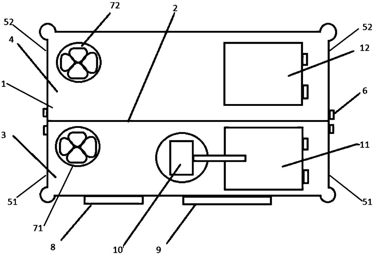 A detection device for detecting peroxide value in food