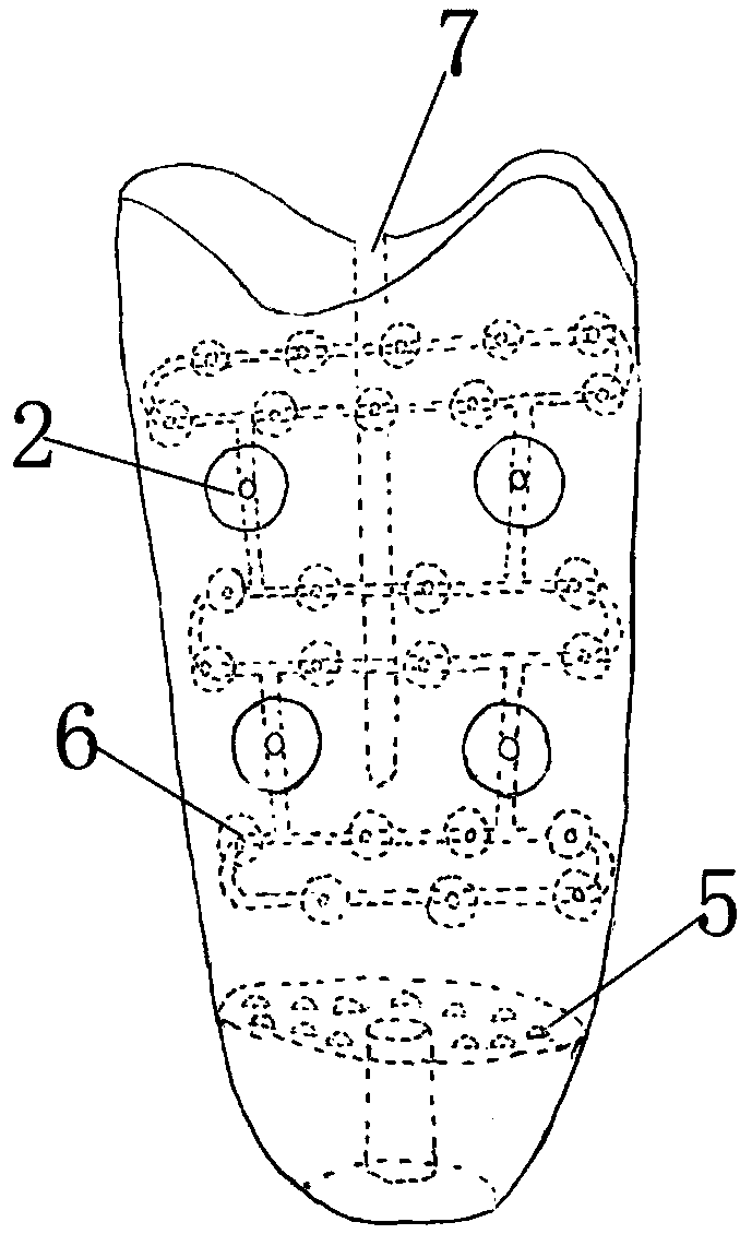 Flexible adaptive artificial limb receiving cavity