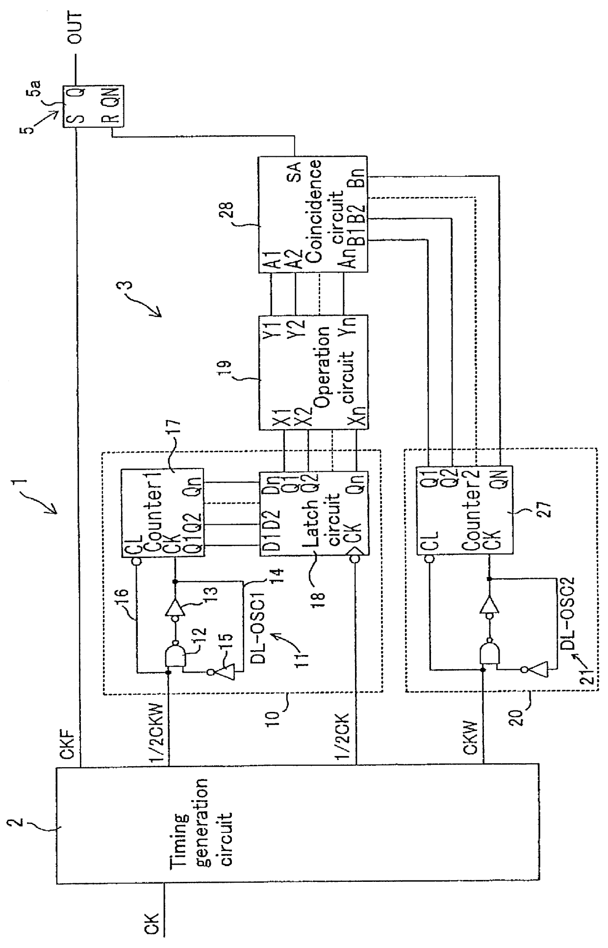 Digital wave shaping circuit, frequency multiplying circuit, and external synchronizing method, and external synchronizing circuit