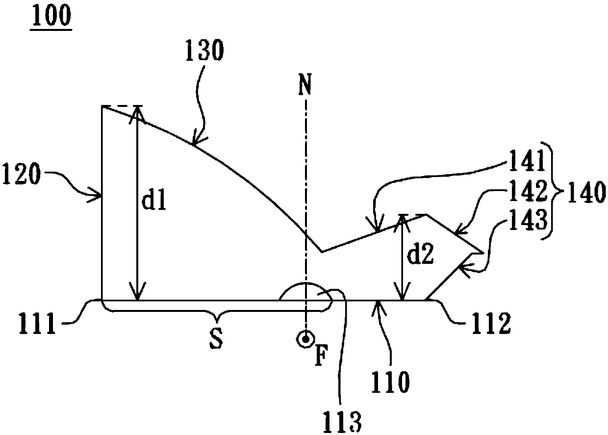 Light guide lens and vehicle head lamp