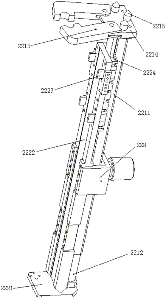 Anchor rod jacking drilling machine and anchor rod jacking drilling carriage with same