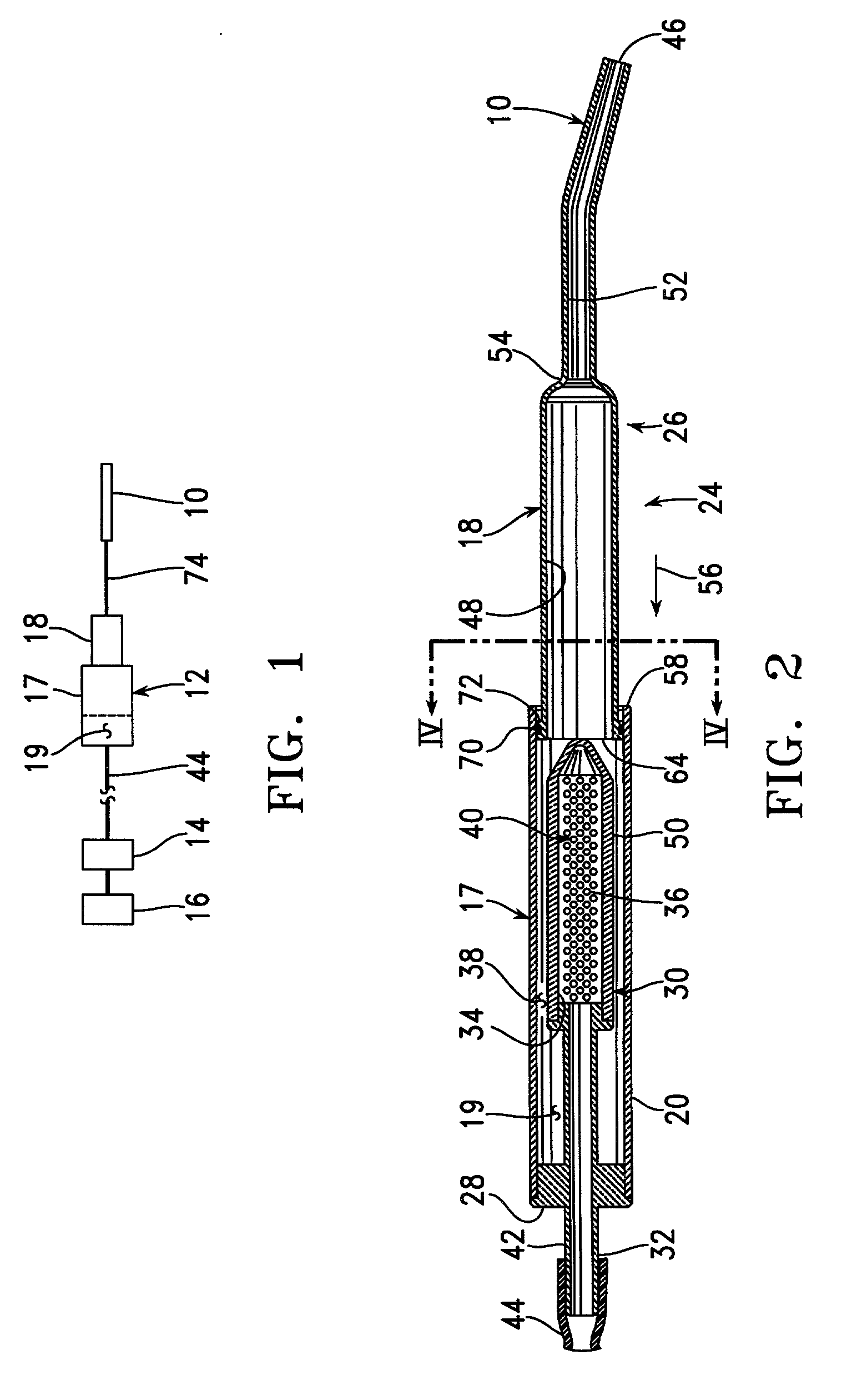 Surgical suction probe system with an easily cleaned internal filter