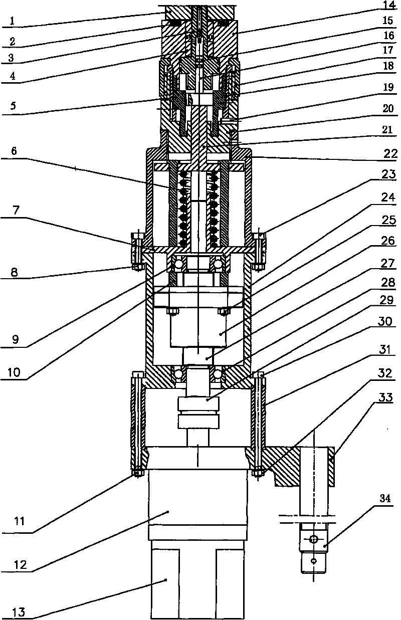 Surgical mechanical arm joint hydraulic locking power generator