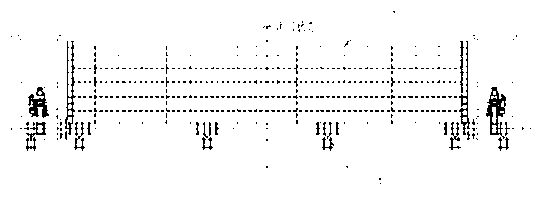 Hydraulic control turning steel dam gate