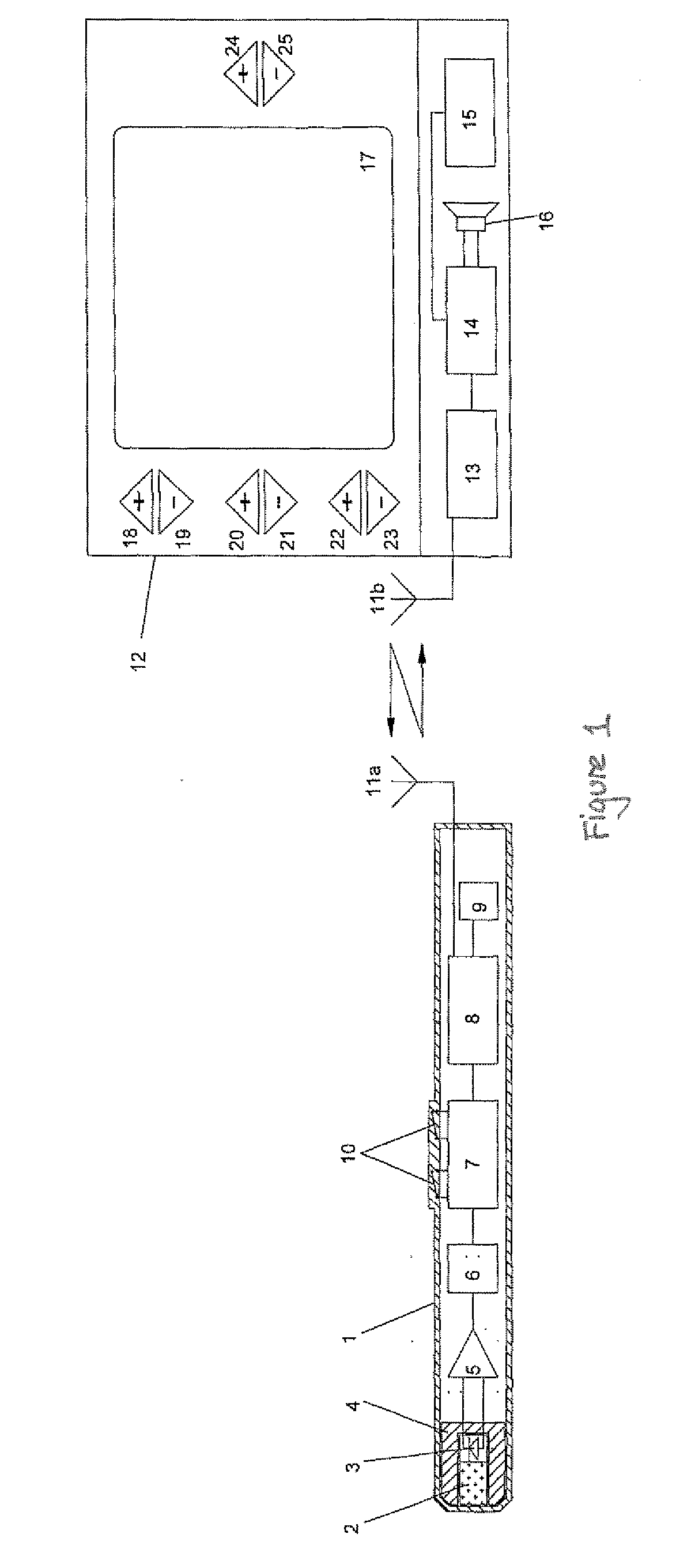 System Comprising a Gamma Probe and a Control Device