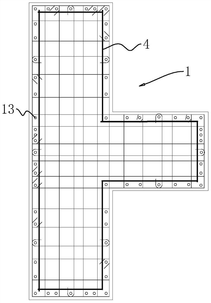 A treatment method for reinforcing bars of beam-column joints used for installing embedded parts of vibration isolators