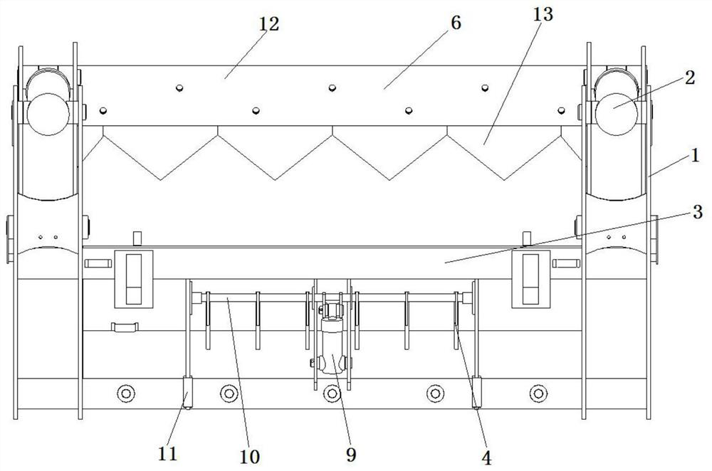 Novel pack cutting device for round hay bales