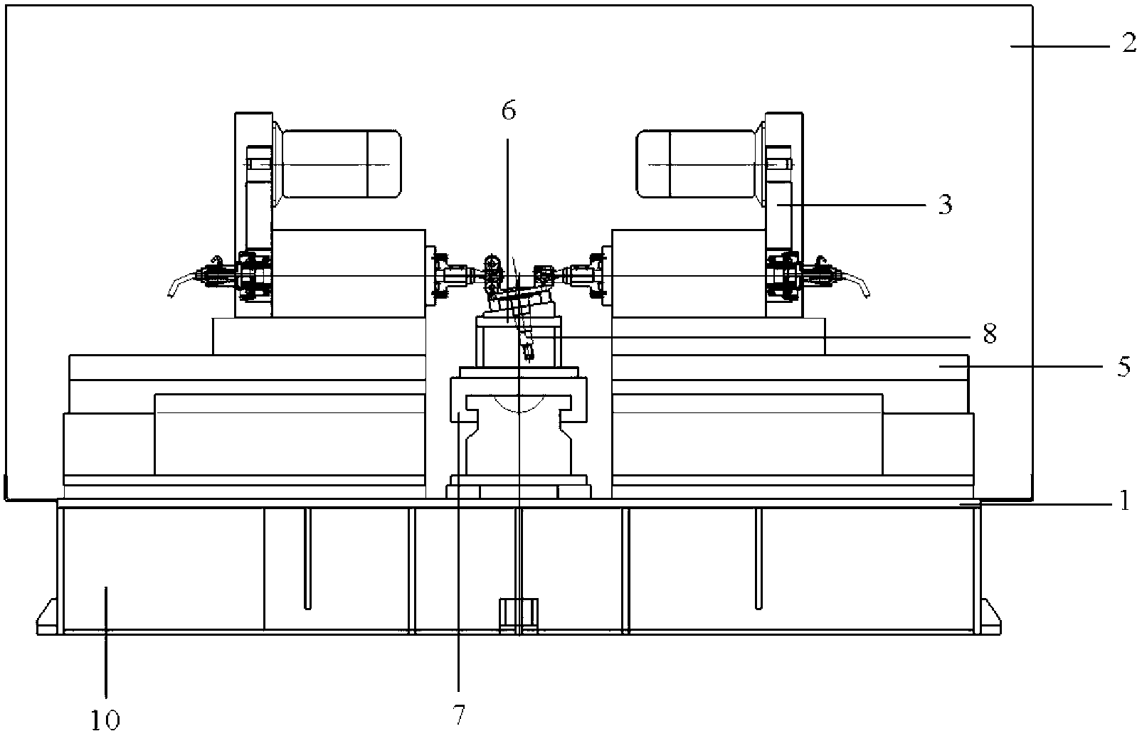 Intelligent machine special for boring and drilling main pin holes