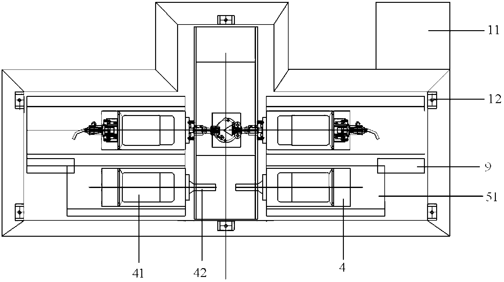 Intelligent machine special for boring and drilling main pin holes