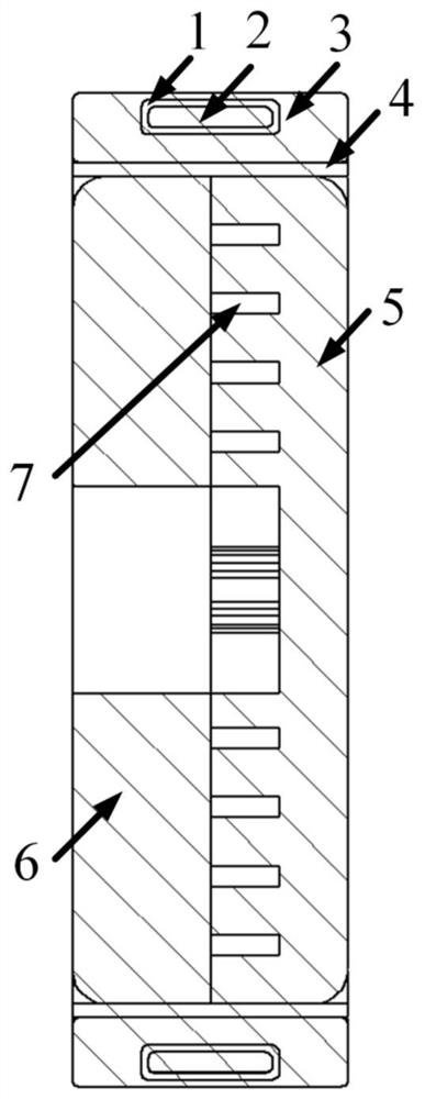 Ultrasonic vibration auxiliary magnetic composite fluid polishing device