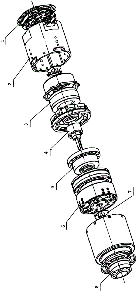 Method for measuring joint torque through optical-electricity encoder and joint control method