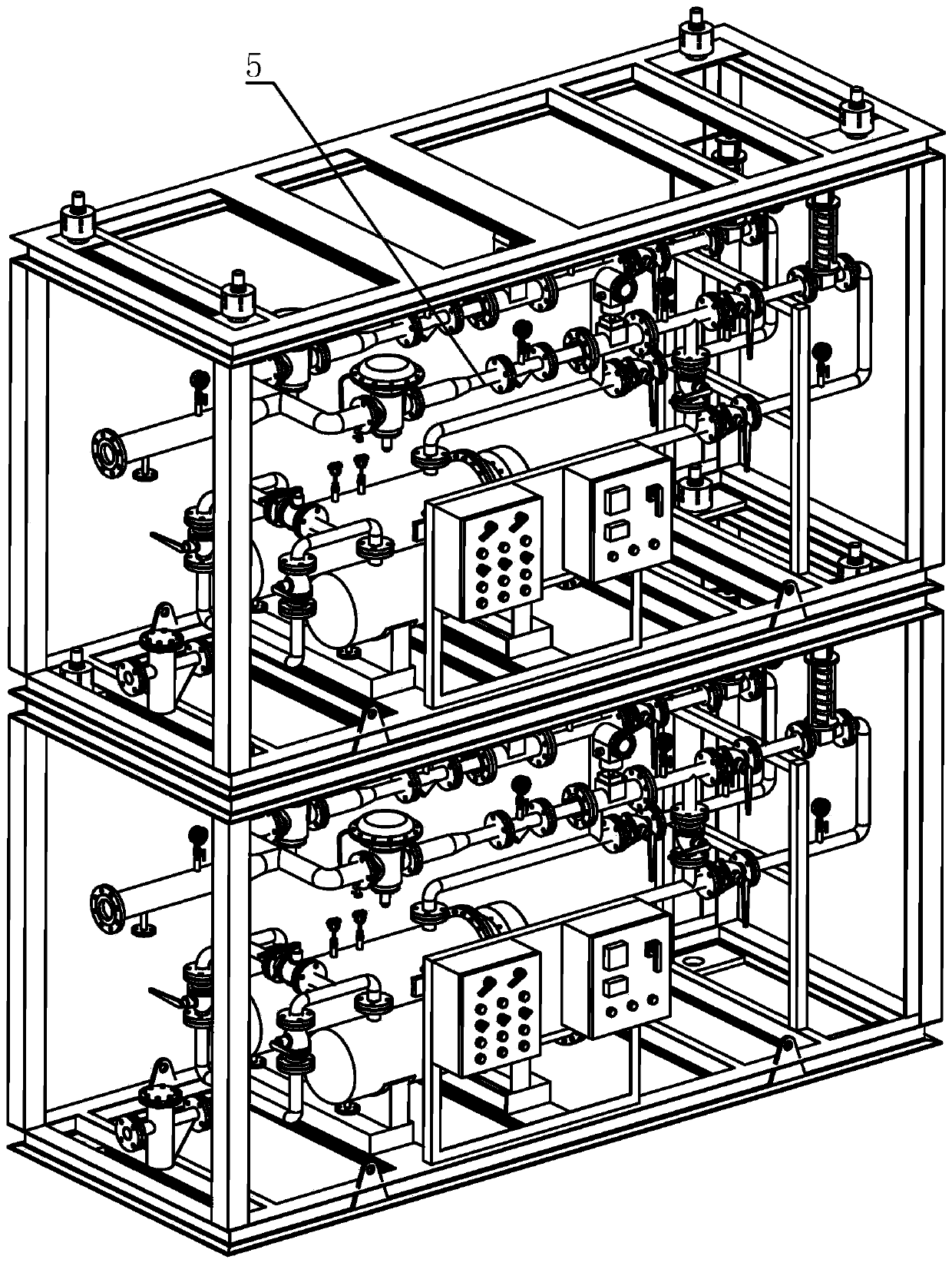 Sealed gas intake device for storage tank