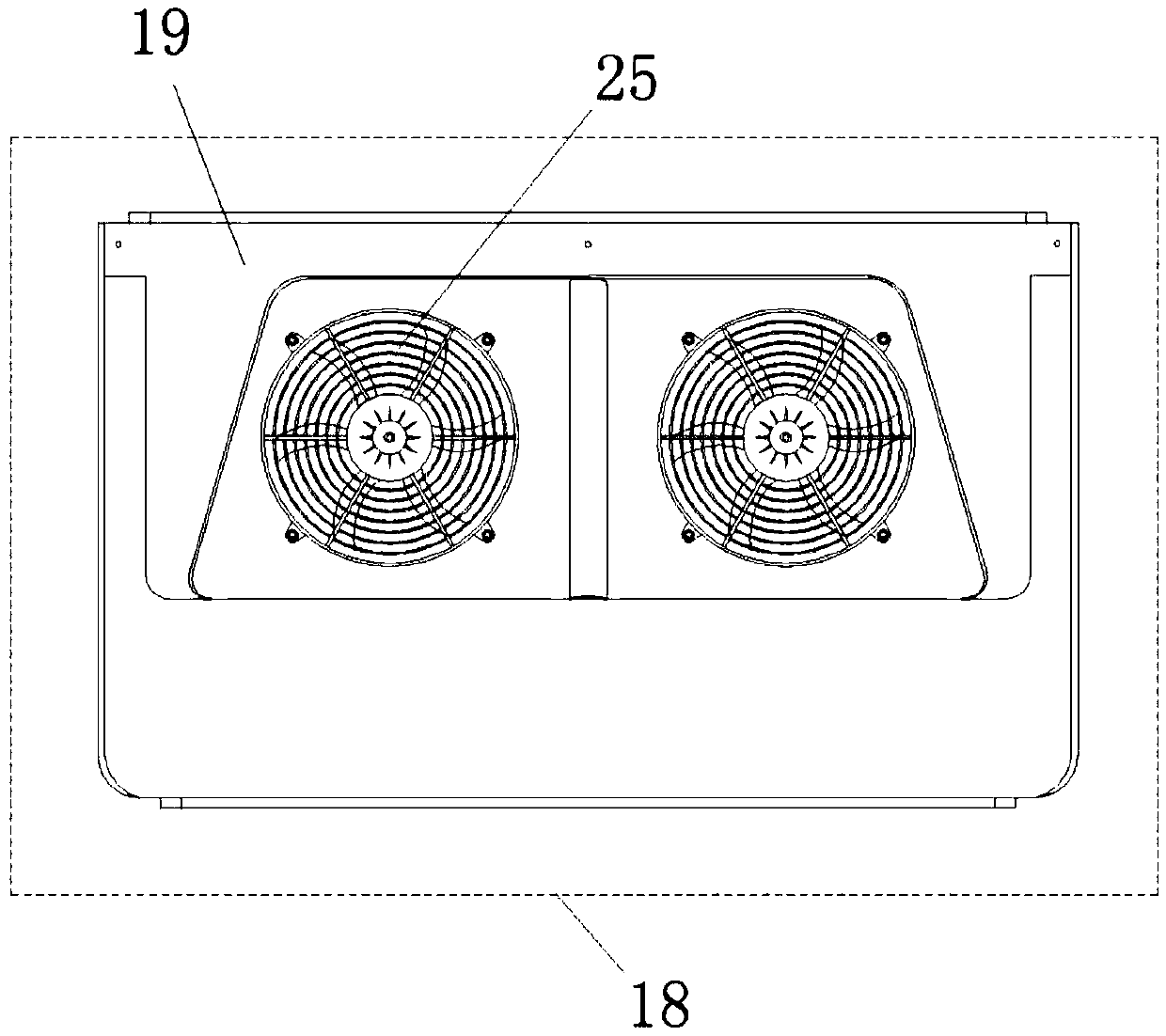 Double-electric-mode pure electric freezing and refrigerating unit