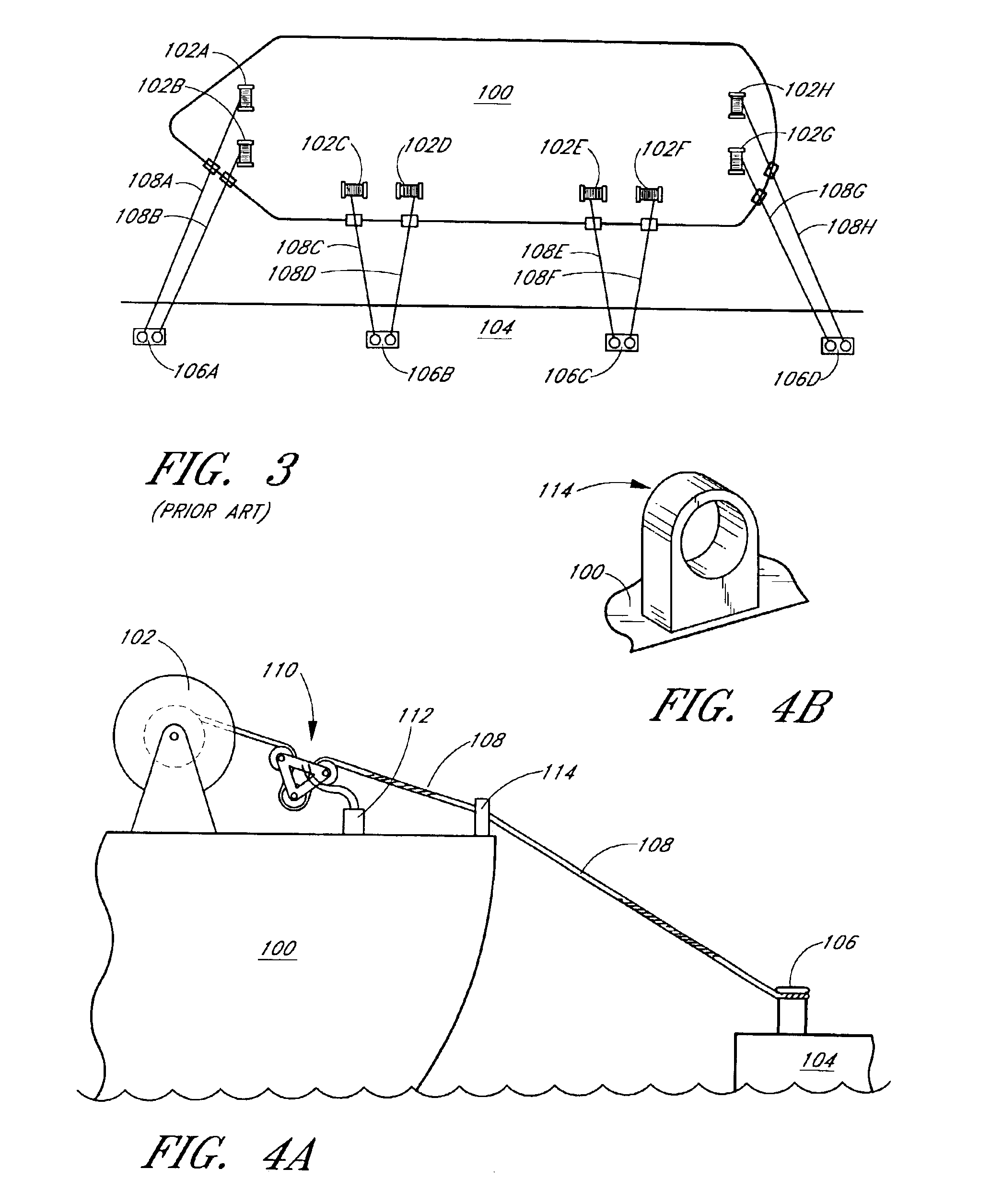 Tension measuring device for mooring line