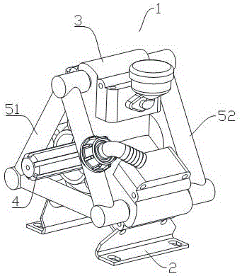 Conveyor actuator of feed pellet machine