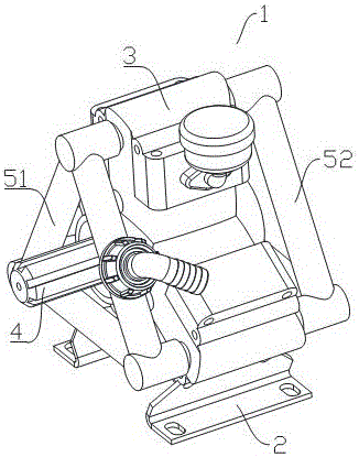 Conveyor actuator of feed pellet machine