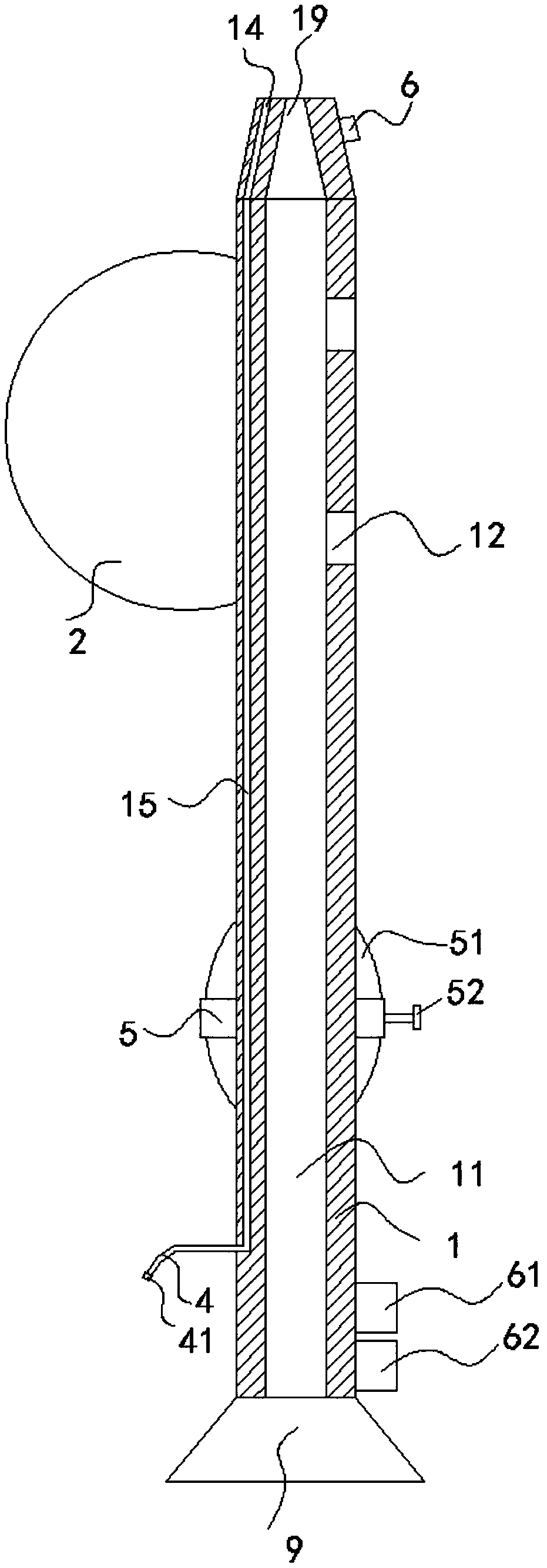 Bladder irrigation catheter