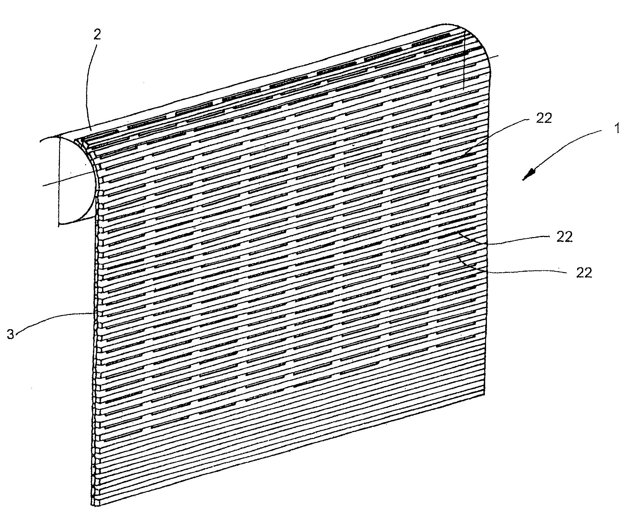 Slats for a Sun Protection Blind