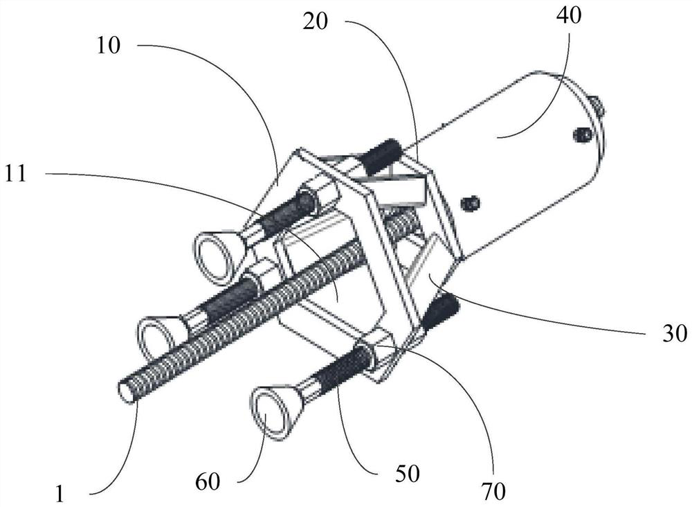 Anchor rod pull-out test device