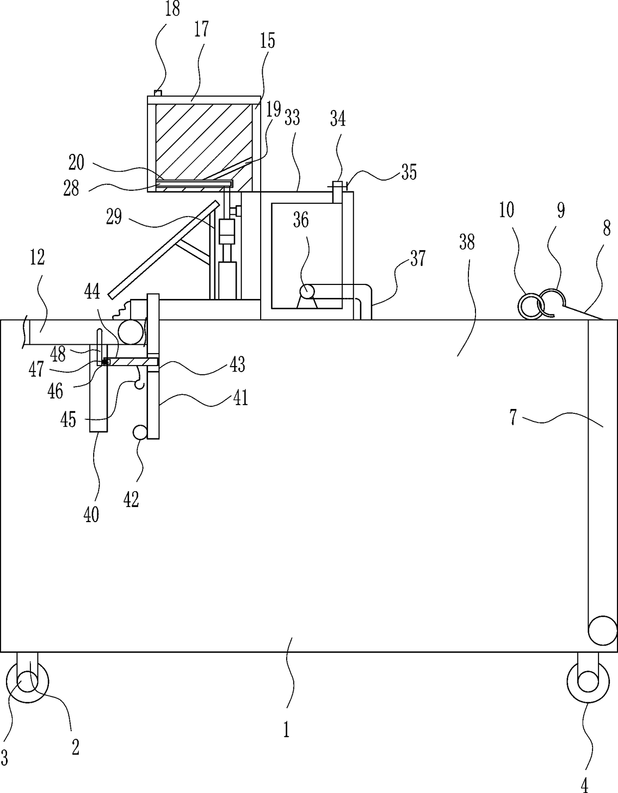 Carrying device with automatic feeding function for livestock cubs