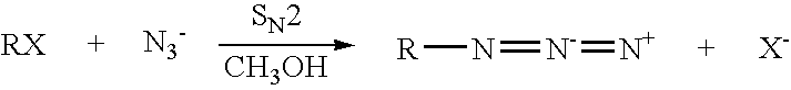 Decomposition of organic azides