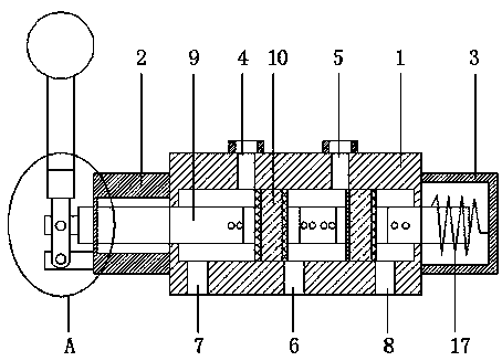 Reversing hydraulic control valve