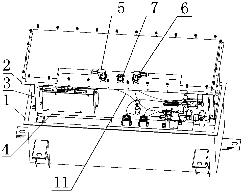 A battery pack structure for an electric vehicle