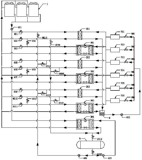 Data center air-conditioning system