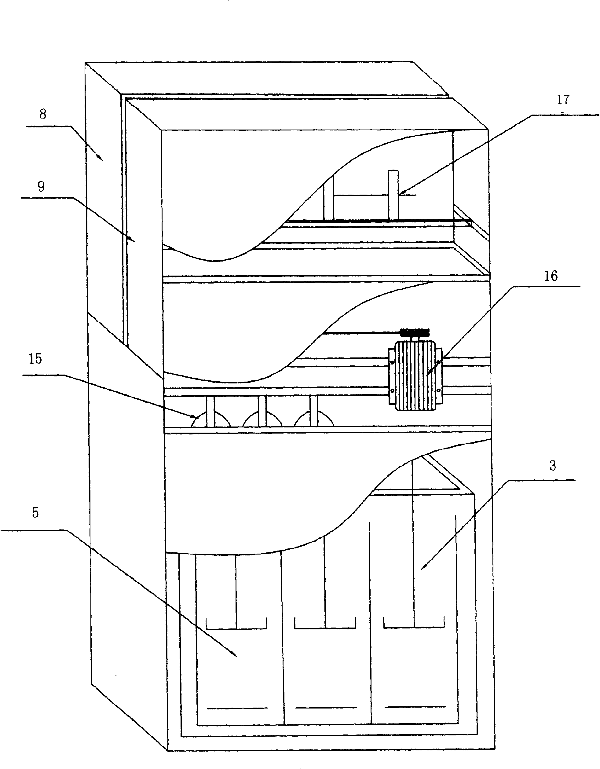 High pressure intelligent synthesis starting cabinet