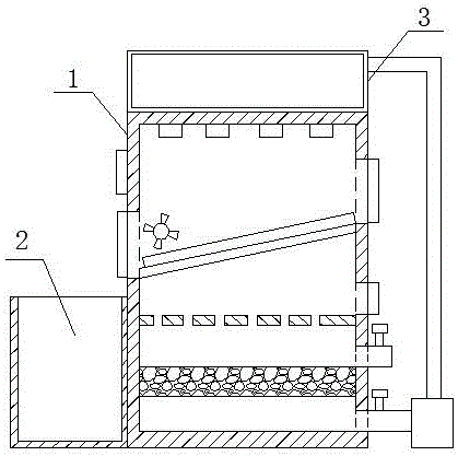 Lotus root washing device