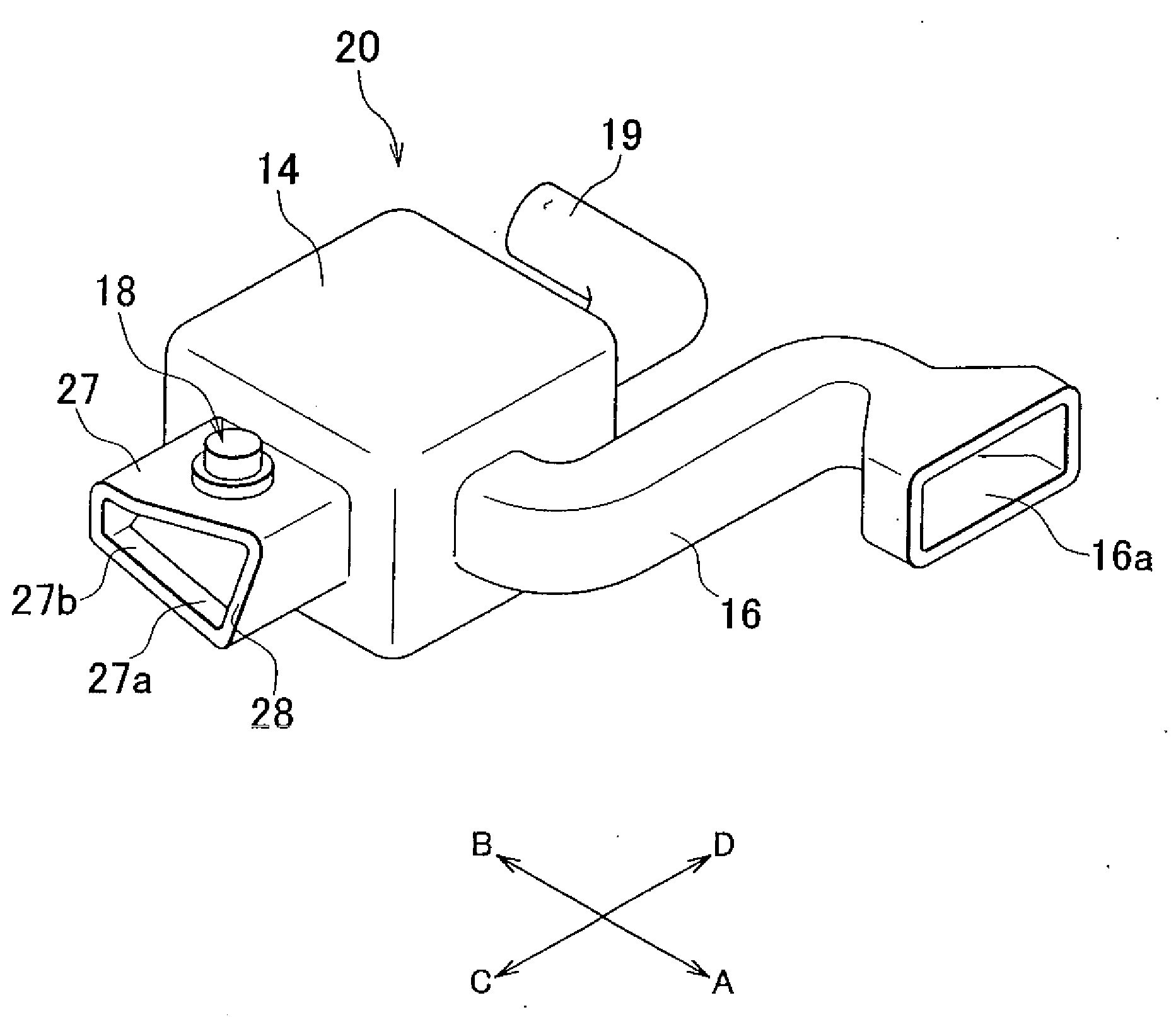 Intake system for vehicle internal combustion engine