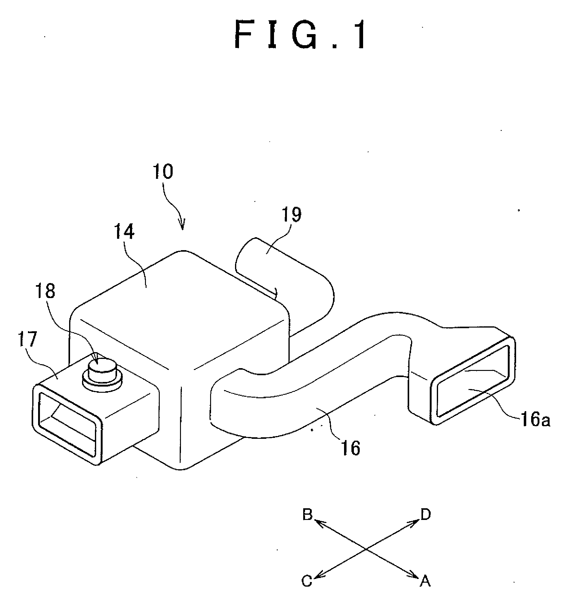 Intake system for vehicle internal combustion engine