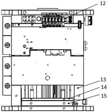 Automobile instrument panel injection mold