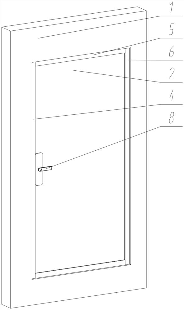 Electronic intelligent door capable of being opened by rotating in two directions