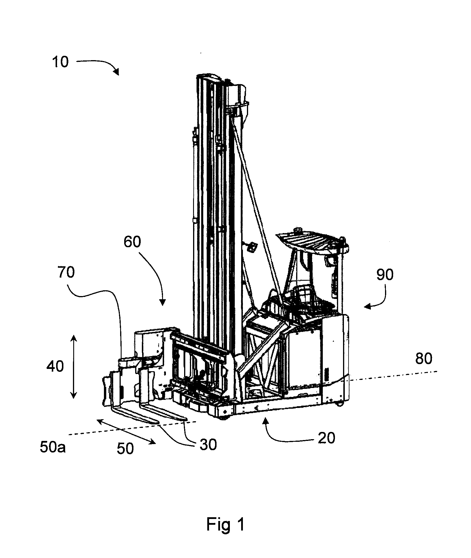 Industrial Truck, Method And Computer Program For Controlling An Industrial Truck