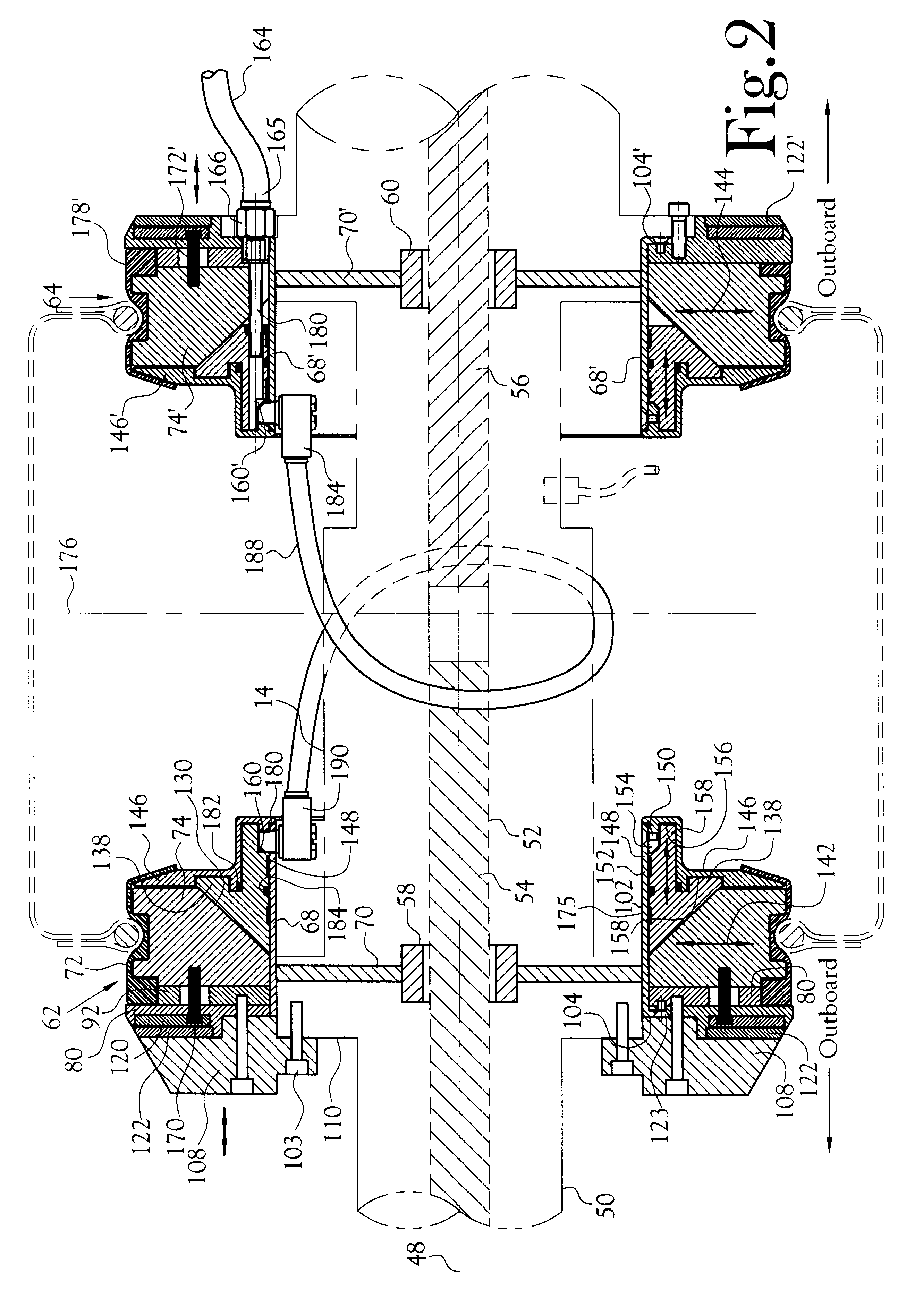 Method and apparatus for control of dual collapsible mandrels