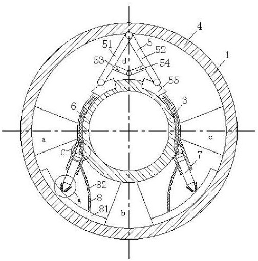 A pressure-resistant municipal drainage pipe