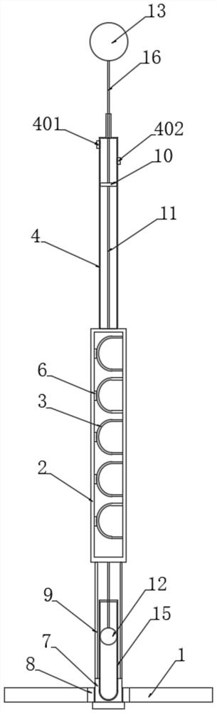 A river water restoration device based on natural continuous oxygenation