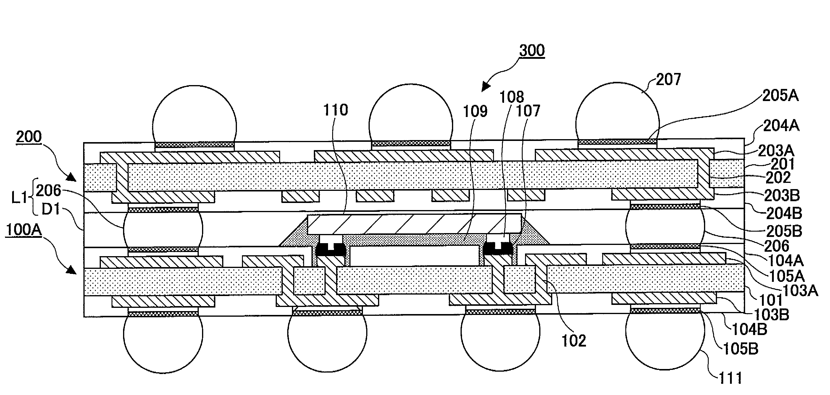 Chip embedded substrate and method of producing the same