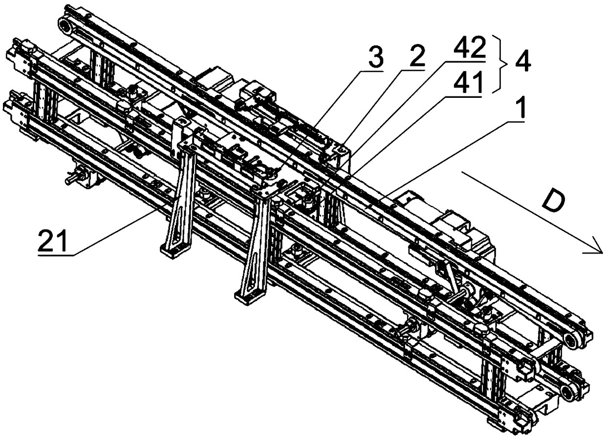 Carrier positioning device, material conveying device and full-automatic production line